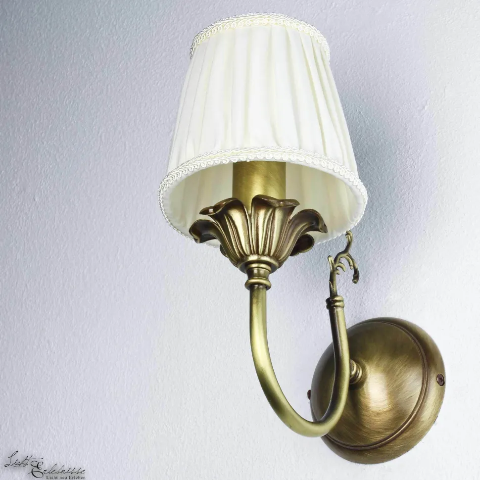 Jugendstil Wandleuchter E14 Ginevra