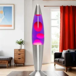 Jugendzimmer Lavalampe Lila Rot TIMMY Partylicht