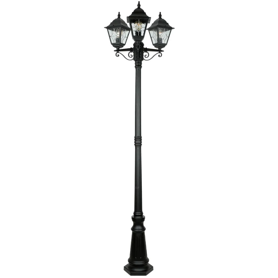 Kandelaber Schwarz 227cm hoch Rustikal LEADWORTH