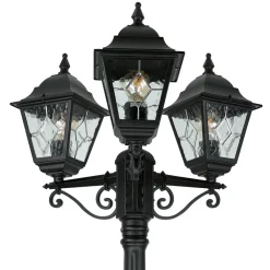 Kandelaber Schwarz 227cm hoch Rustikal LEADWORTH