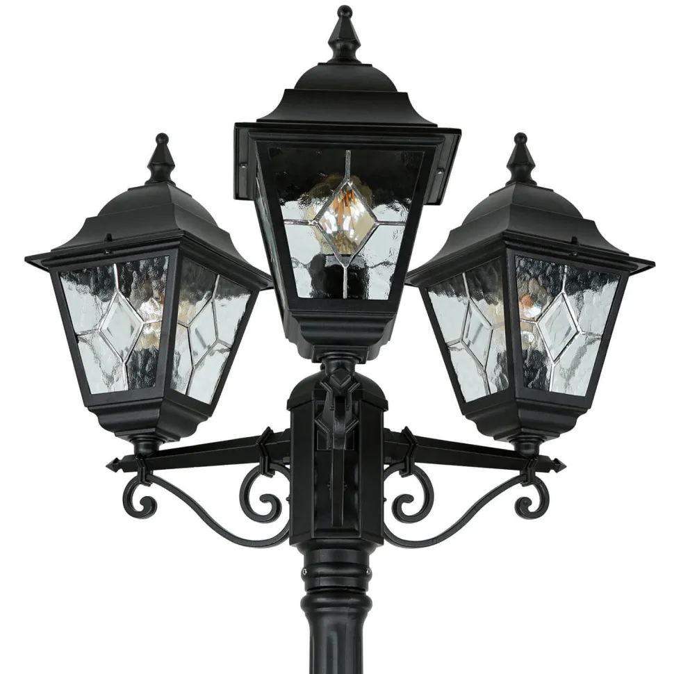 Kandelaber Schwarz 227cm hoch Rustikal LEADWORTH