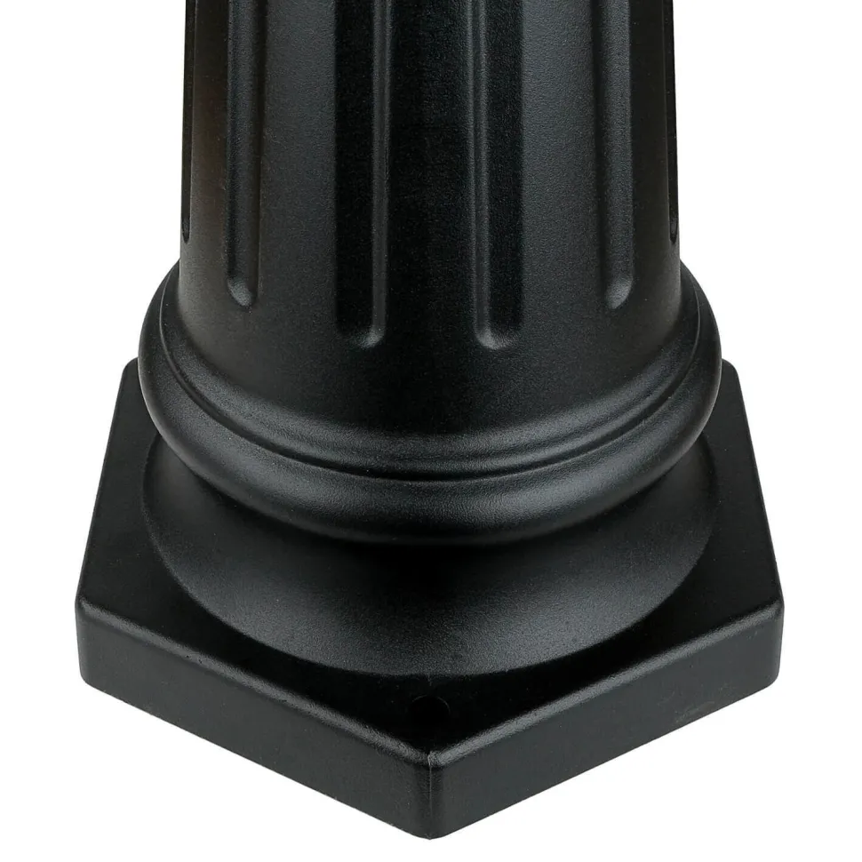 Kandelaber Schwarz 227cm hoch Rustikal LEADWORTH