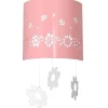 Kinderlampe Rosa Blume Mädchen Wandleuchte