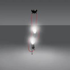 Kinderzimmerlampe Bobby Schwarz Rot Abenteuer