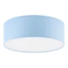 Kinderzimmerlampe Decke Blau Ø 38 cm rund flach