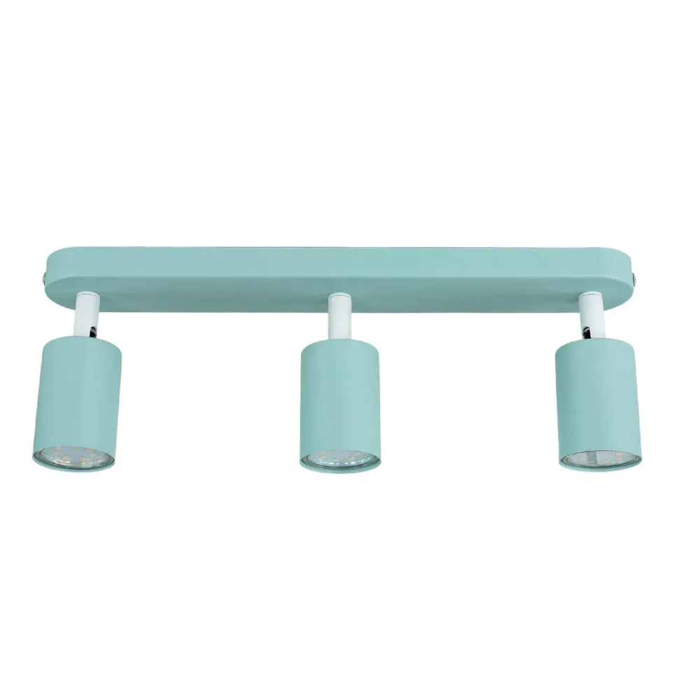 Kinderzimmerlampe Decke Mint L: 52 cm Metall 3-flammig GU10