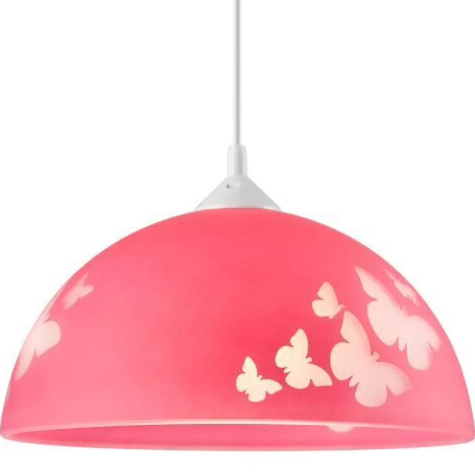Kinderzimmerlampe Mädchen Pink rund Lampe