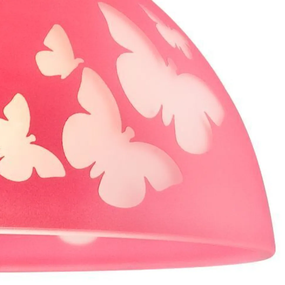 Kinderzimmerlampe Mädchen Pink rund Lampe
