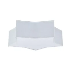 Kinderzimmerlampe Weiß Stern L: 45 cm Stoff Weiß 2x E27 Decke