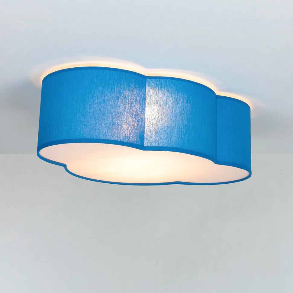 Kinderzimmerlampe WOLKI Blau Decke Wolkenlampe