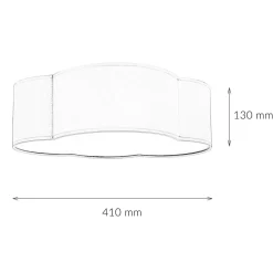 Kinderzimmerlampe WOLKI Blau Decke Wolkenlampe