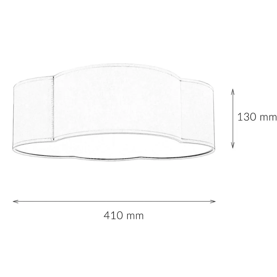 Kinderzimmerlampe WOLKI Blau Decke Wolkenlampe