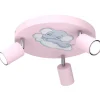 Kinderzimmerleuchte Decke 3x GU10 Ø 30 cm Metall Rosa