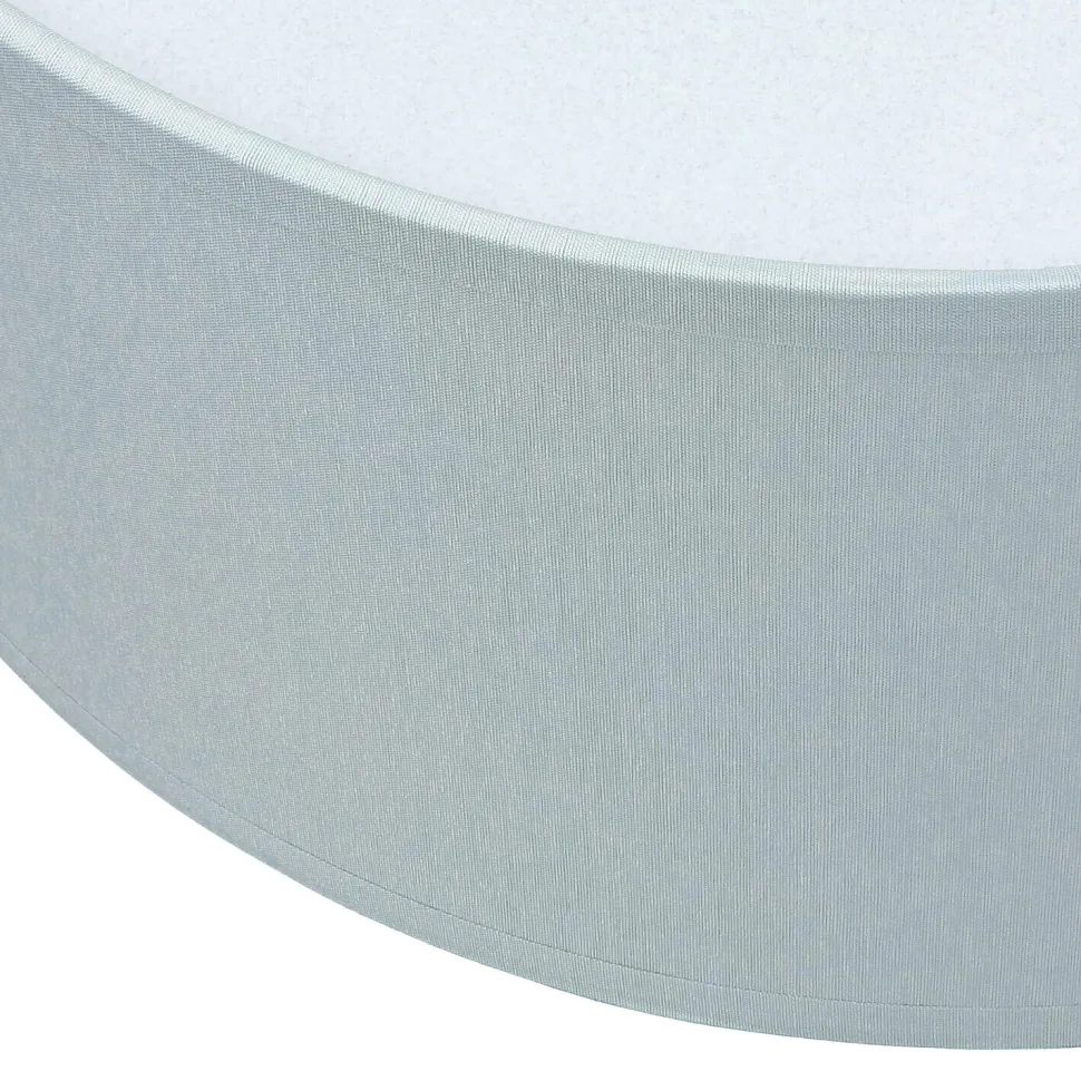 Kinderzimmerleuchte Grau Stoff Grau flach 2x E27 Wolke