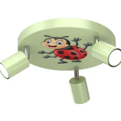 Kinderzimmerleuchte schwenkbar Ø 30 cm 3x GU10 Grün