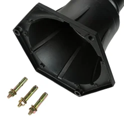 Klassische Außenstehleuchte in anthrazit