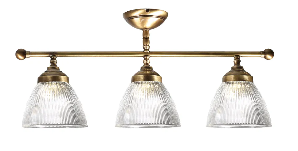 Klassische Deckenleuchte Bronze Hell