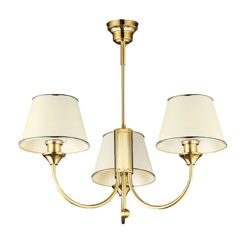 Klassische Deckenleuchte in Messing 3xE27 Esstisch