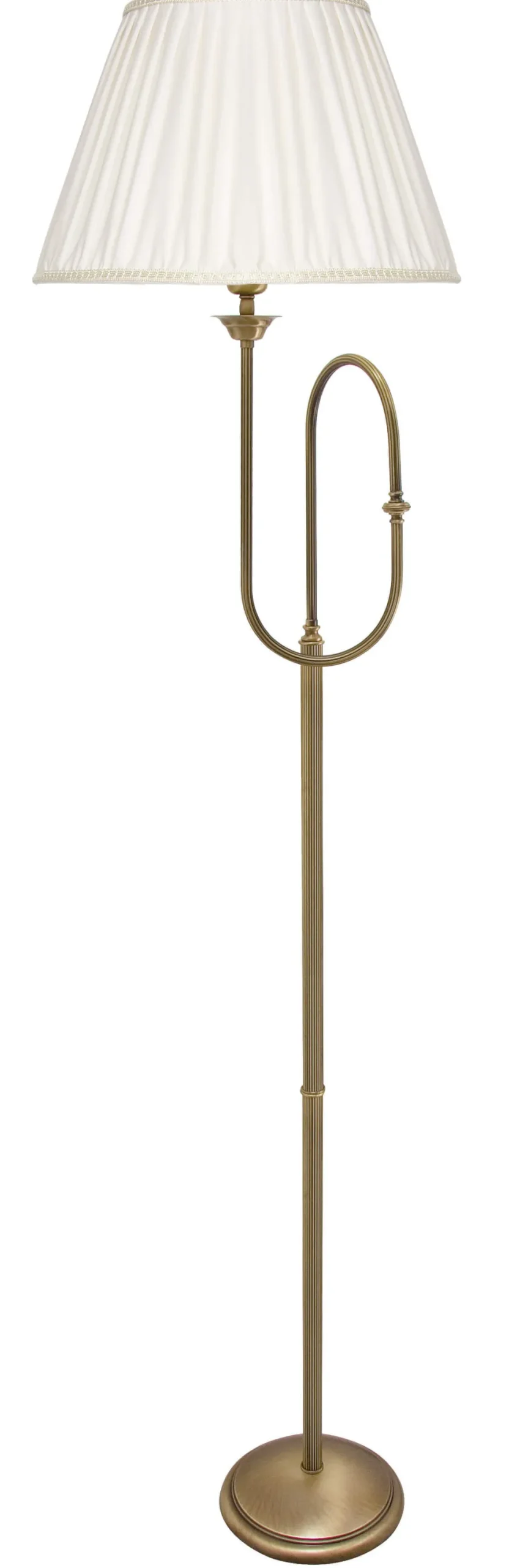 Klassische Stehleuchte Musical Weiß