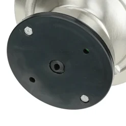 Kleine Deckenleuchte außen E27 Messing Riffelglas Maritim