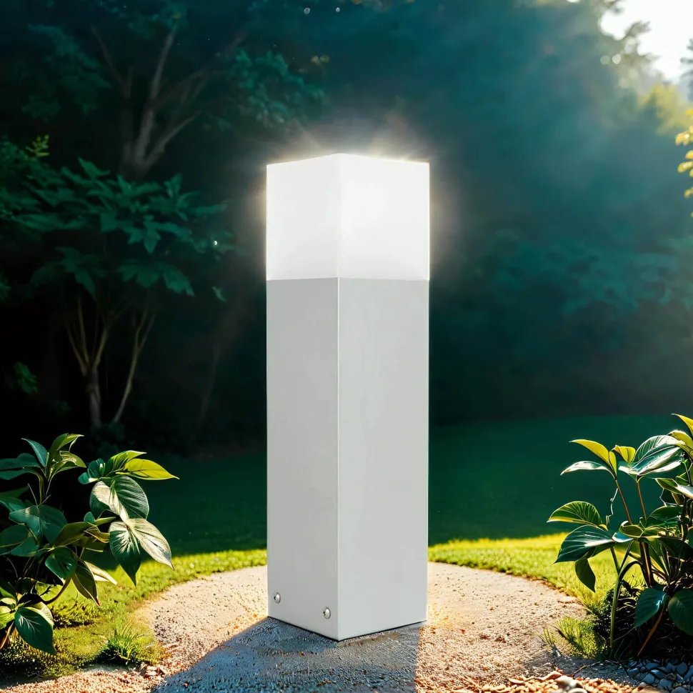 Kleine Gartenleuchte AWERNE eckig 40cm IP44 E27