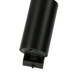 Kleine Spot Lampe mit Schalter Kabel Schwarz GU10