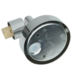 Kleine Wandlampe mit Schalter Glasschirm IP44 H:17cm