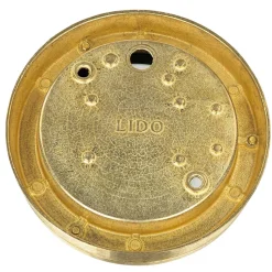 Kleine Wandleuchte AGIA Messing Maritim Ø14cm IP64