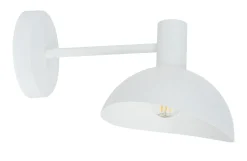 Kleine Wandleuchte Weiß Metall Leselicht E14 B:18 cm