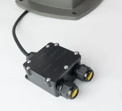 Kleine Wegeleuchte Dunkelgrau Aluminium E27 IP65 100 cm