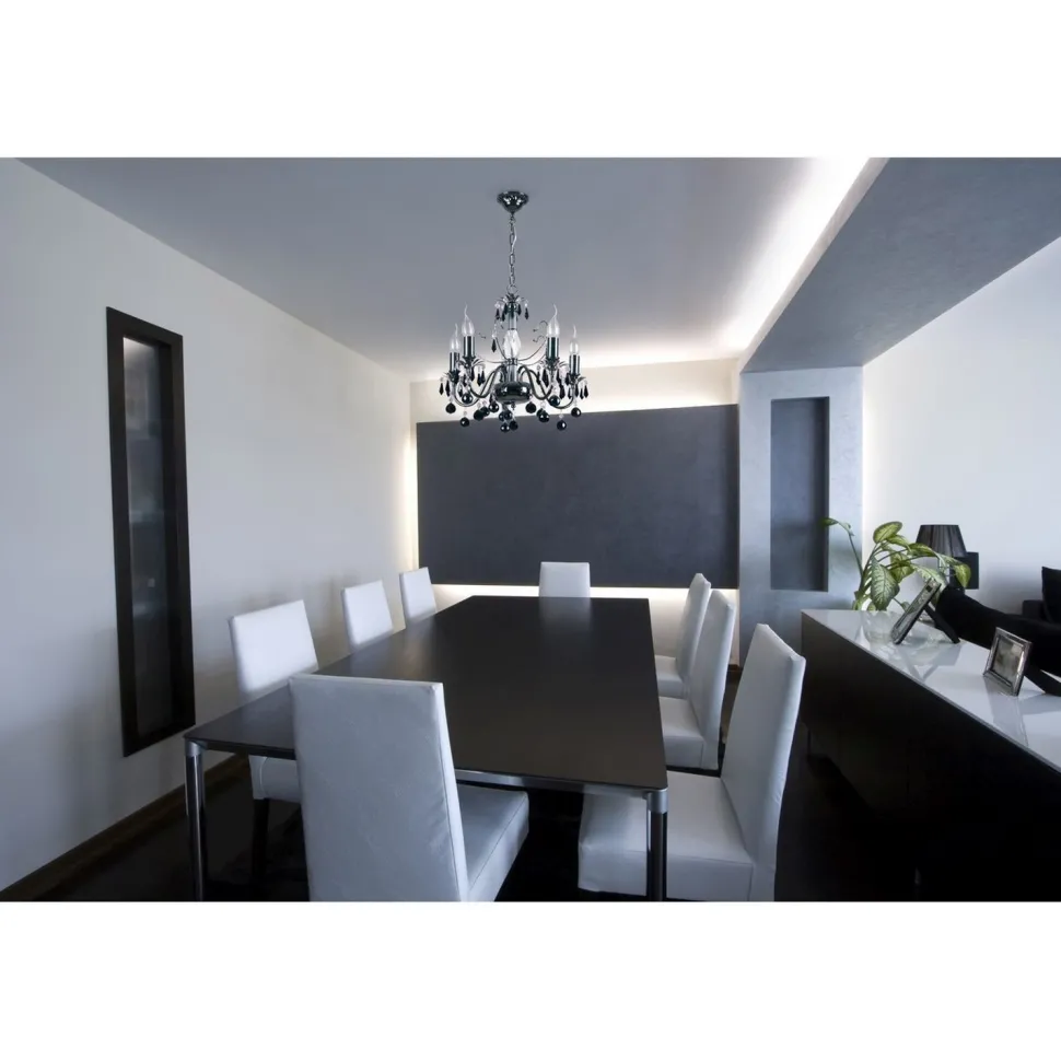 Kleiner Kronleuchter Metall Ø45cm Esstisch ALEA