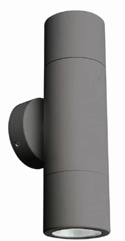 Kompakte Außenlampe Up Down IP54 Aluminium E27