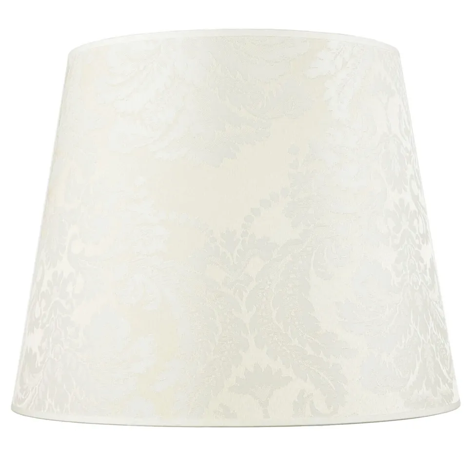 Konischer Lampenschirm Hängelampe Weiß E27 Stoff