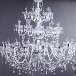 Kristall Lampe Designerleuchte Klassisch E14 Acryl