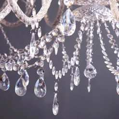 Kristall Lampe Designerleuchte Klassisch E14 Acryl