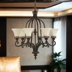 Kronleuchter ANABELL 1 6-flmg Lampe Landhaus