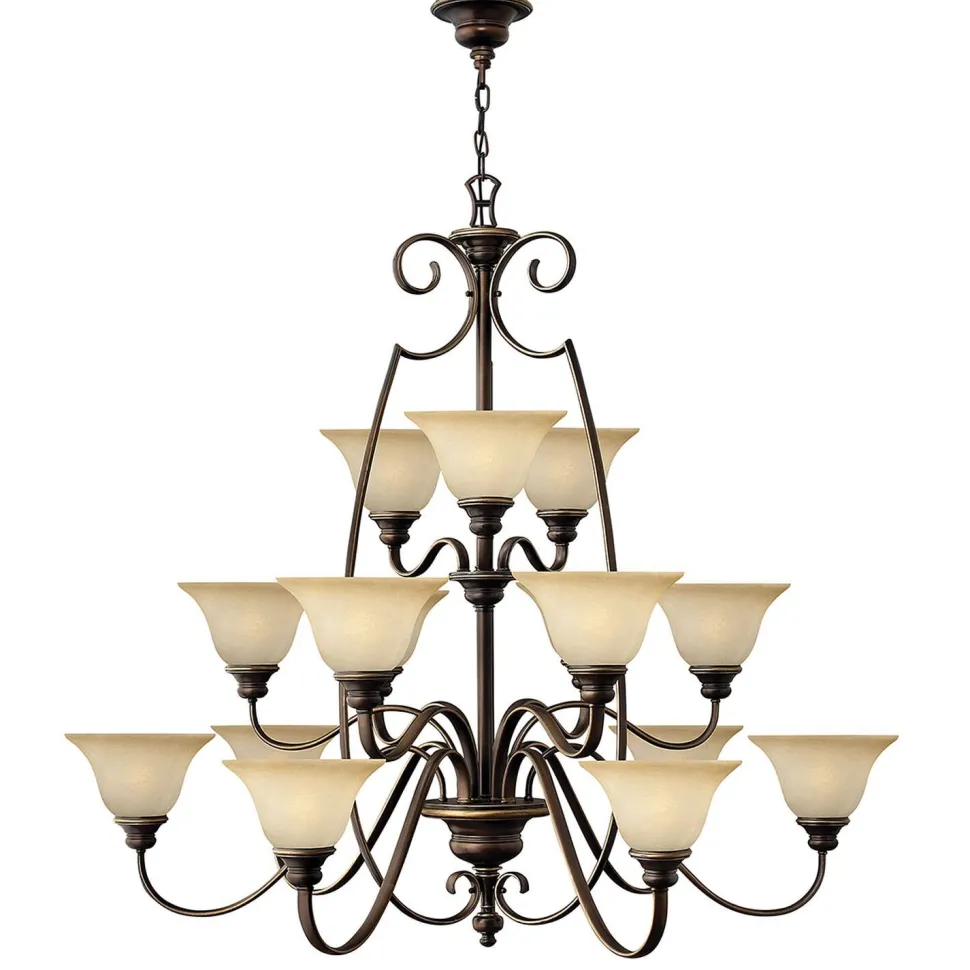 Kronleuchter ANABELL Ø1,2m rustikales Design groß