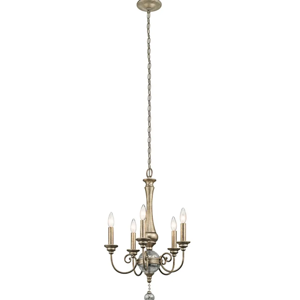 Kronleuchter CANDELA 13 in Silber Gold Lampe