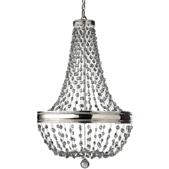 Kronleuchter CASTELO Rauchglas Ø41cm 8-flmg Lampe