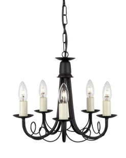 Kronleuchter GOTICA 5 Gold 5xE14 verstellbar Lampe