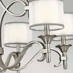 Kronleuchter groß mit Schirm Modern CANELADO