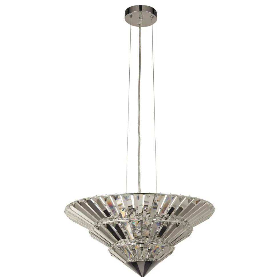 Kronleuchter Kristall Ø 50,5 cm 8x G9 Glas