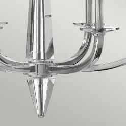 Kronleuchter Kristall Metall 71,1 cm breit E14 Modern