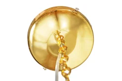 Kronleuchter Metall Acryl Kerzen 5-flammig E14