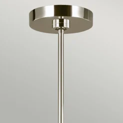 Kronleuchter Metall Jugendstil in Nickel Ø76cm 9-armig