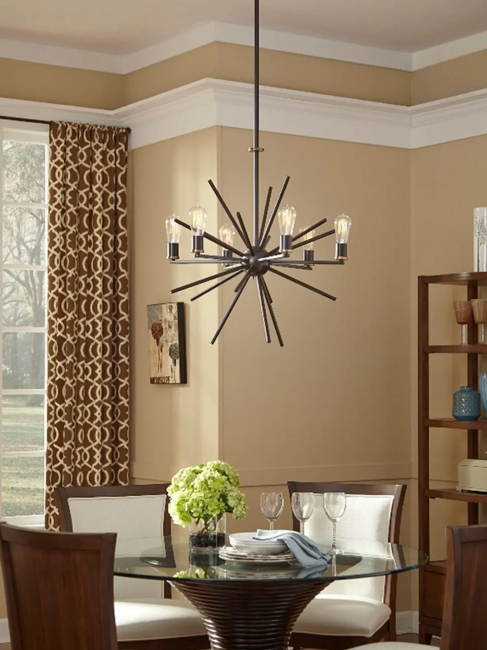 Kronleuchter NELI in Bronze Alt Ø65cm Lampe