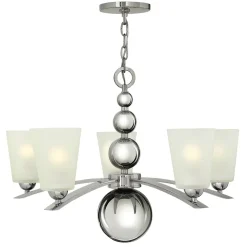 Kronleuchter ROMINA in Nickel Ø69cm Pendellampe