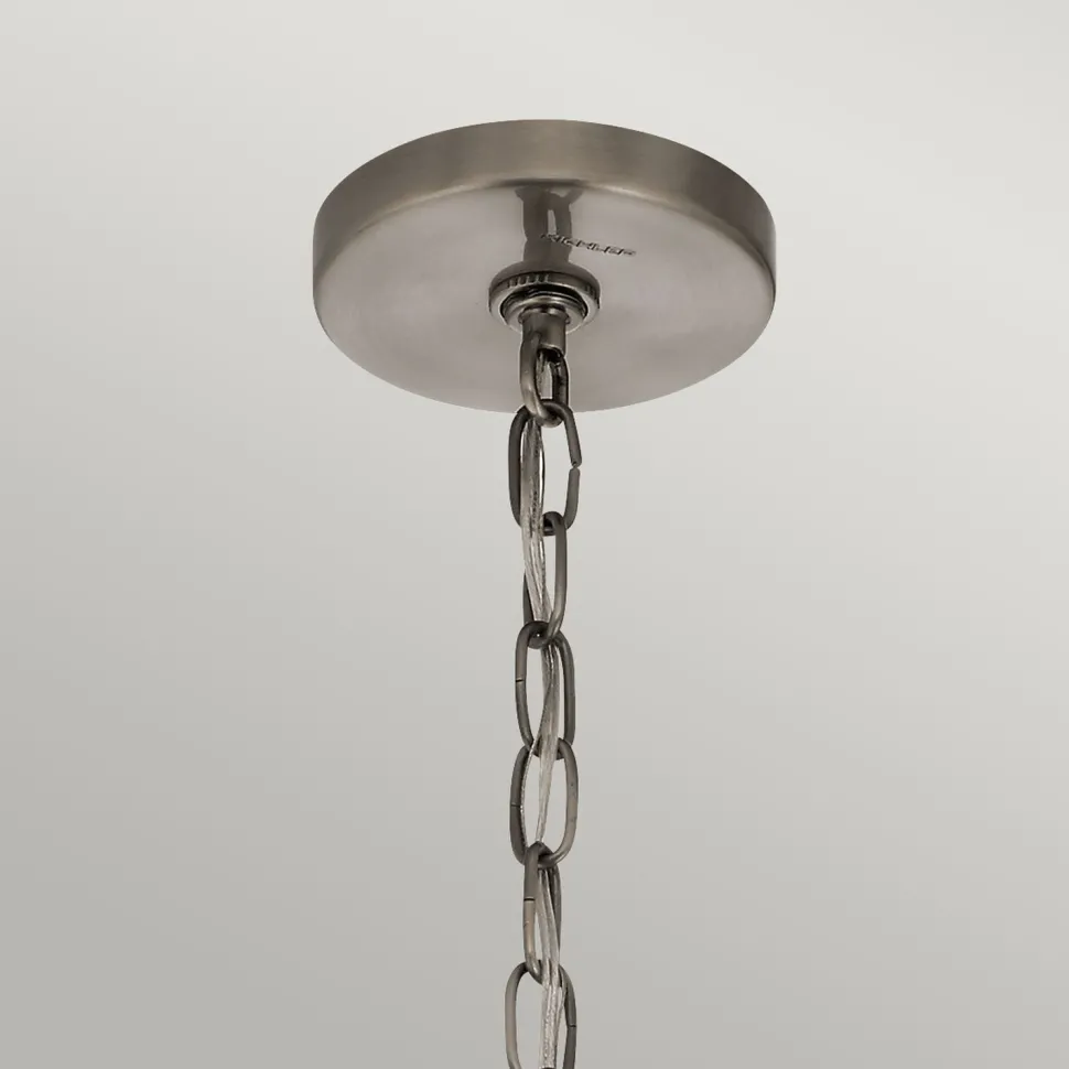 Kronleuchter Wohnzimmer B: 86,4 cm 9x E14 Kristall Metall