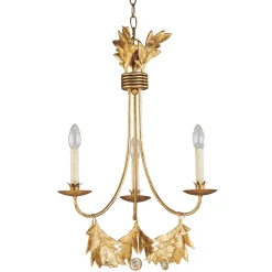 Kronleuchter YAGMUR vergoldet kürzbar Ø51cm Lampe