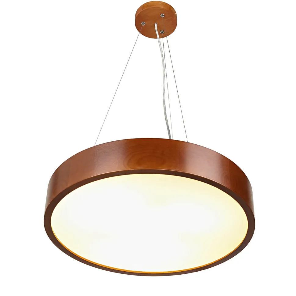 Lampe Esstisch Hängelampe Holz rustikal 3xW27 rund
